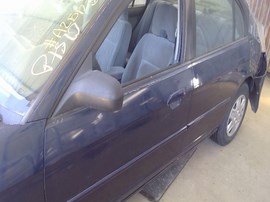 2003 HONDA CIVIC, BLACK, LX, 1.7L AT,   A25123